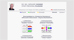 Desktop Screenshot of cassing-planung.de